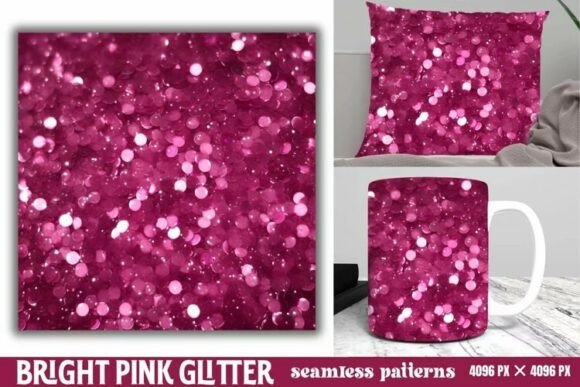 Download Bright Pink Glitter Pattern Background - Premium Resources