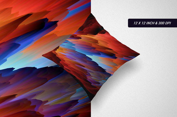 Download Pillow Colorful Sublimation Paper Vol.03 - Sublimation paper Collection