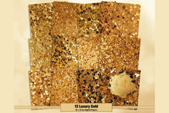 Download Gold Glitter Textures Digital Papers - Glitter texture Collection